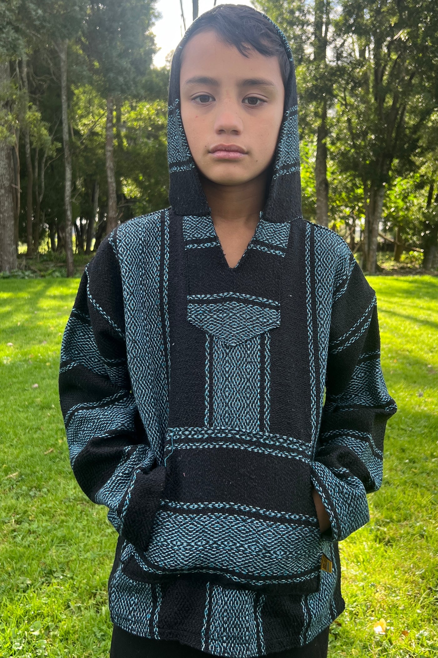 Kids Baja Hoodie - Ocean Eyes