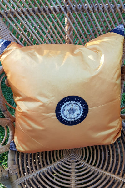 Sunburst Silk Throw Pillowcase