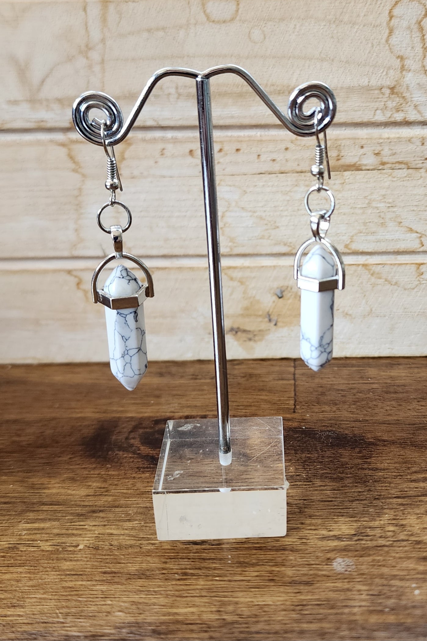 Crystal Point Earrings