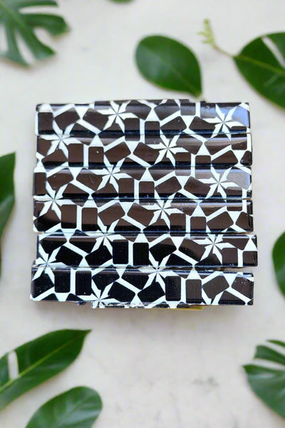 Geometric Hair Clips - Pack of 6