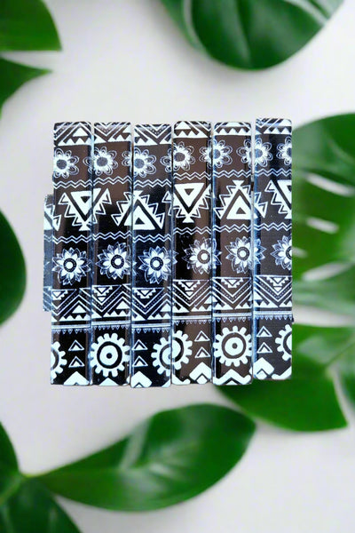 Geometric Hair Clips - Pack of 6