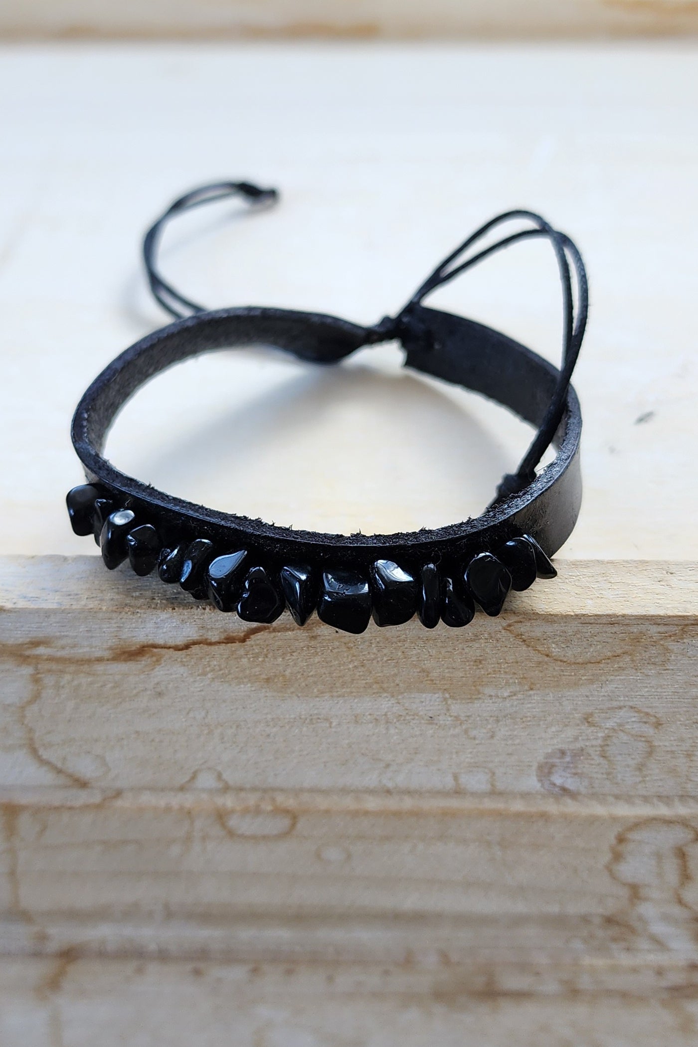 Crystal Leather Bracelet