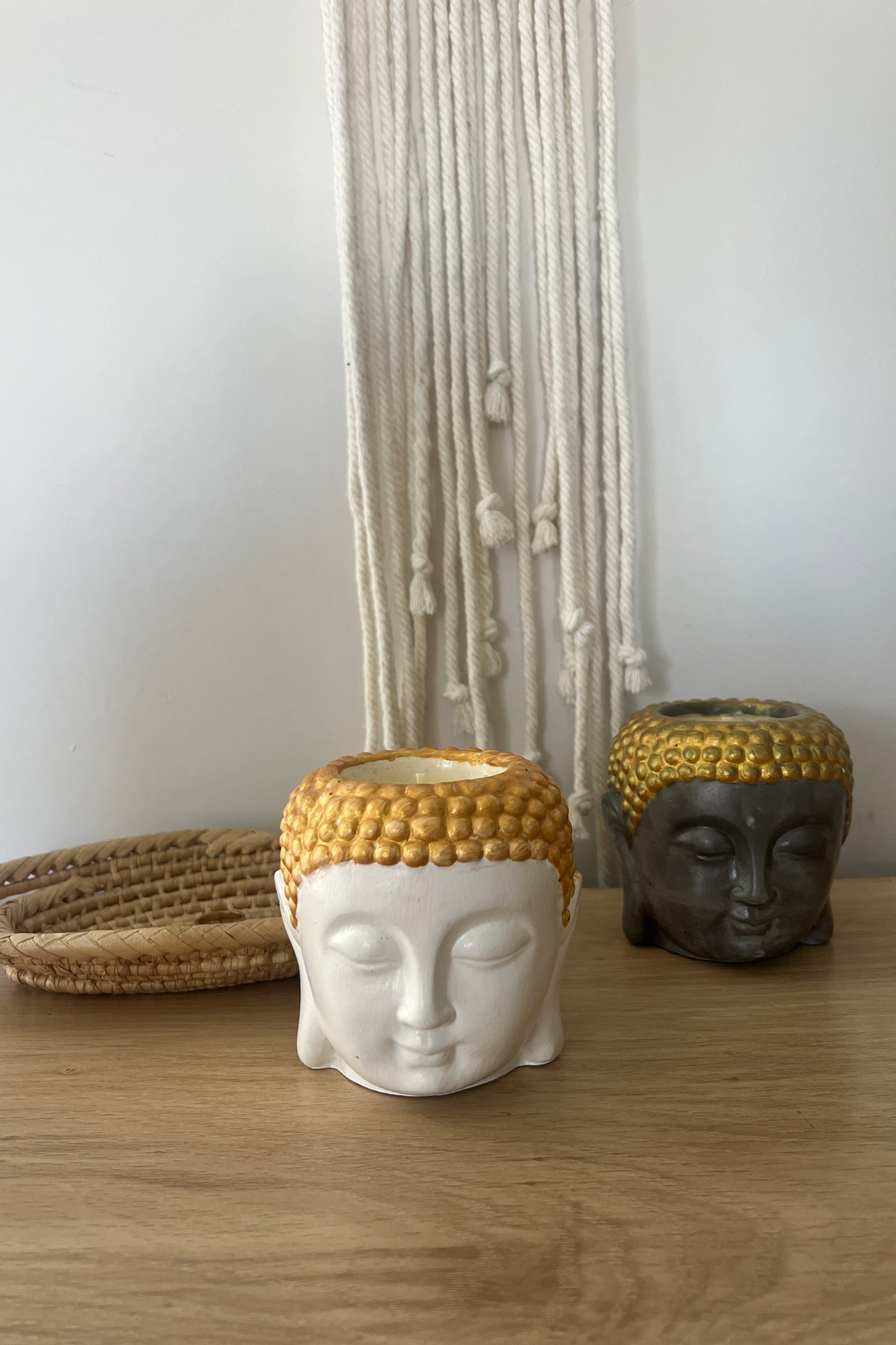 Buddha Head Candle