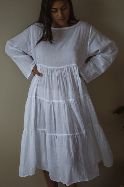 Freedom Babydoll Dress - White