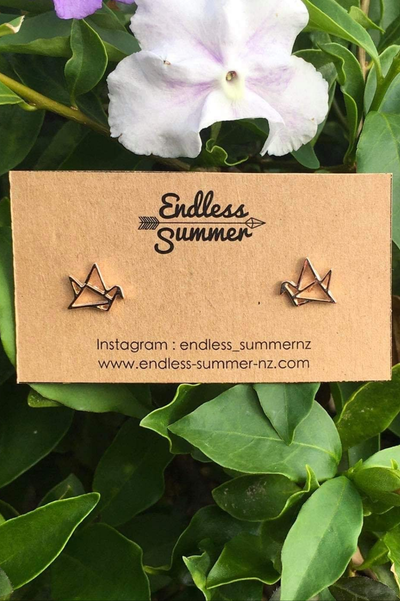 Gold Origami Earrings