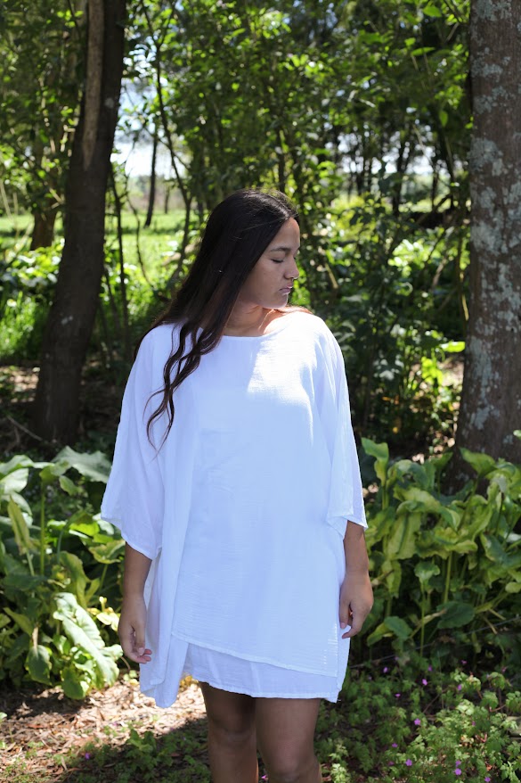 Oversized Cotton Tunic