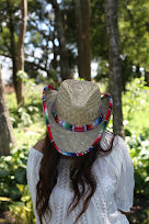 Serape Trim Cowboy Hat