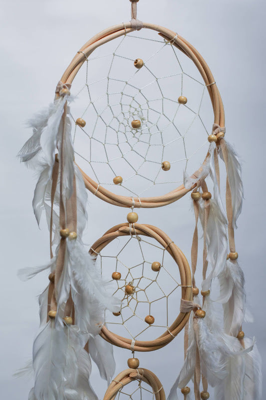 Multi-Layered Wooden Crochet Dreamcatcher