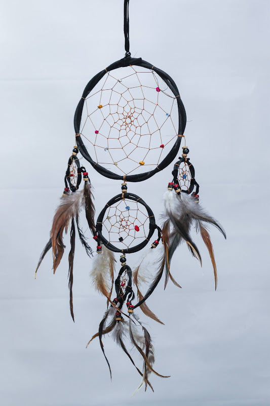 Small Wooden Gem Dreamcatcher