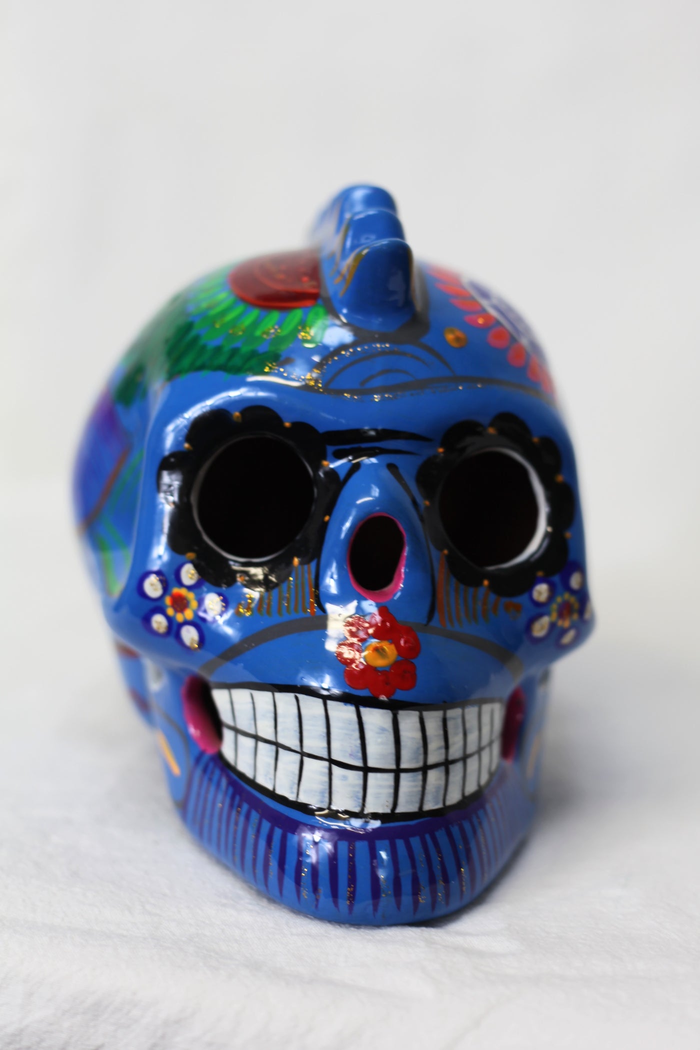 Sugar Skull w/Mohawk - Large