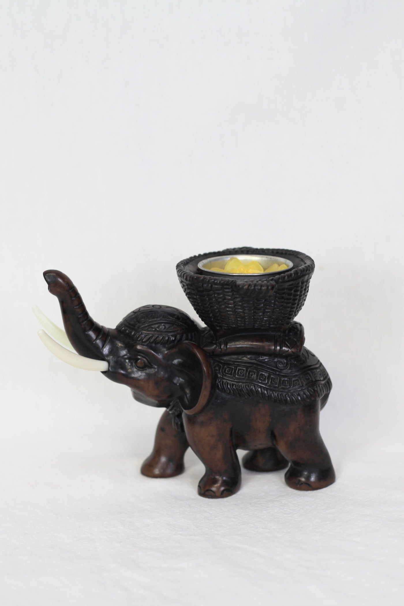 Elephant Incense Burner & Tea Light Candle Holder