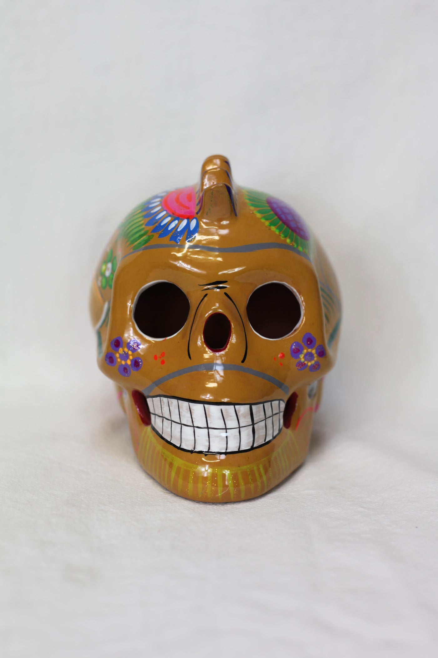 Sugar Skull w/Mohawk - Large