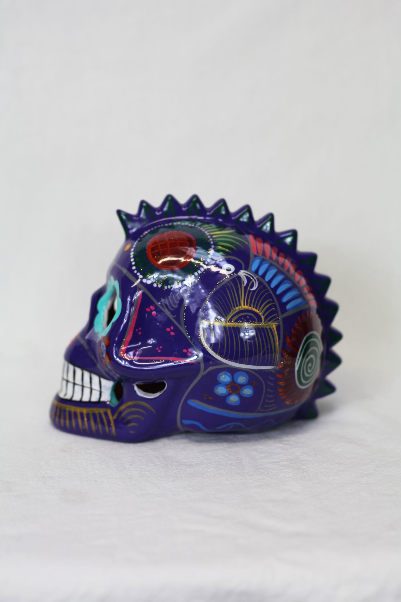 Sugar Skull w/Mohawk - Large