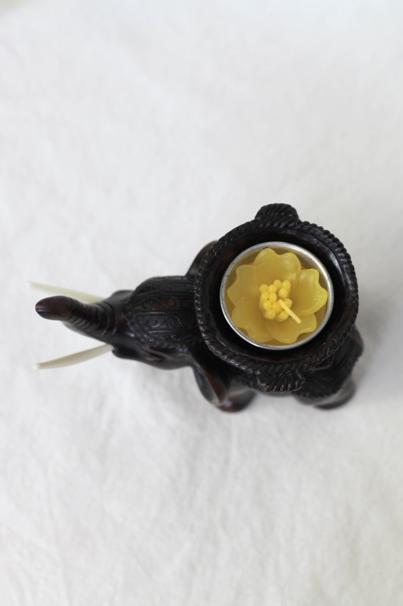 Elephant Incense Burner & Tea Light Candle Holder