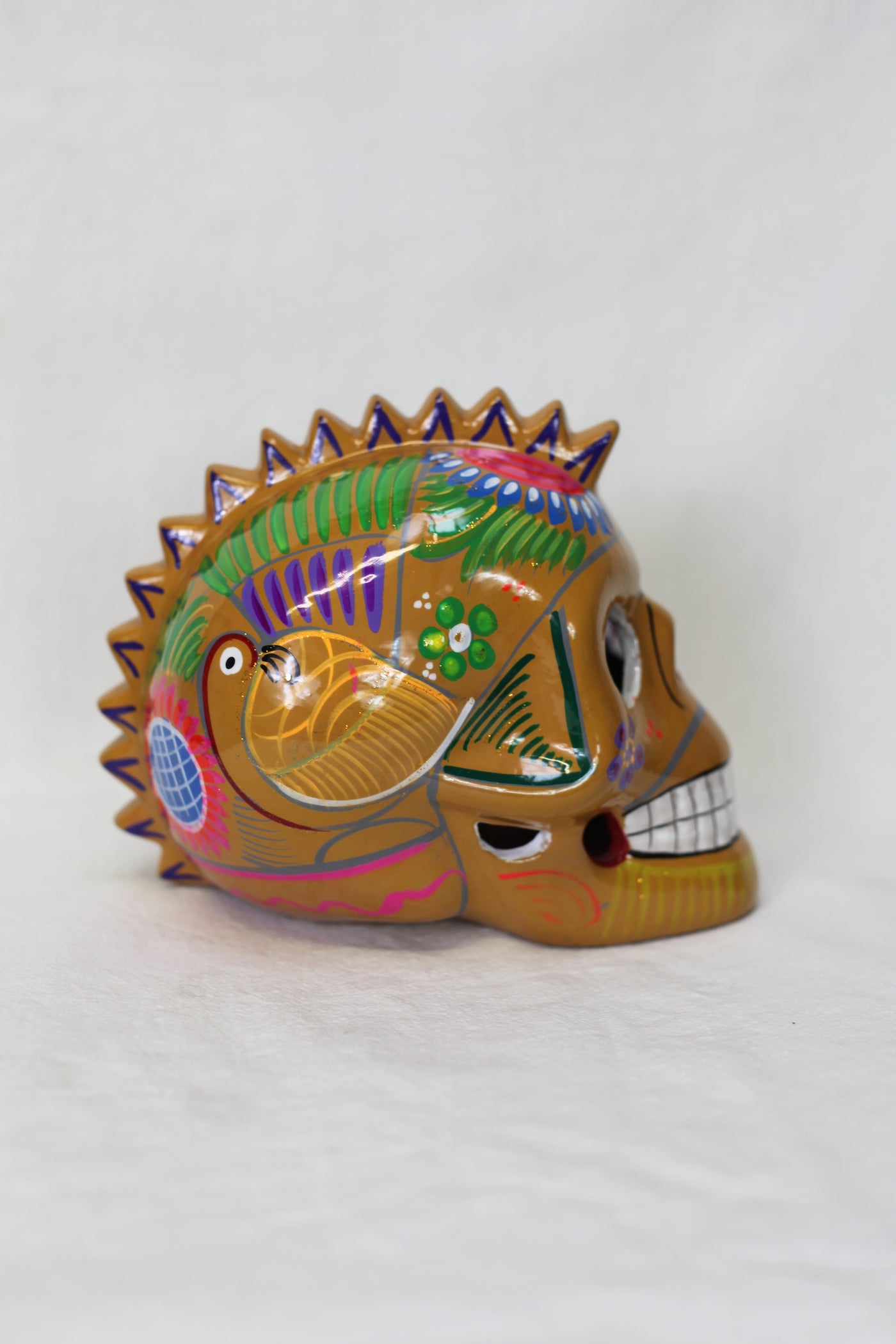 Sugar Skull w/Mohawk - Large