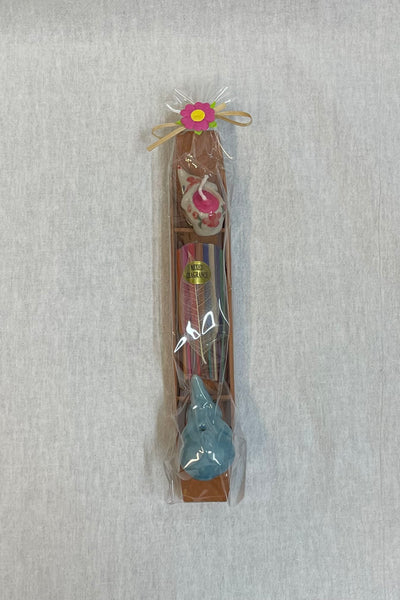 Elephant Incense & Candle Gift Pack