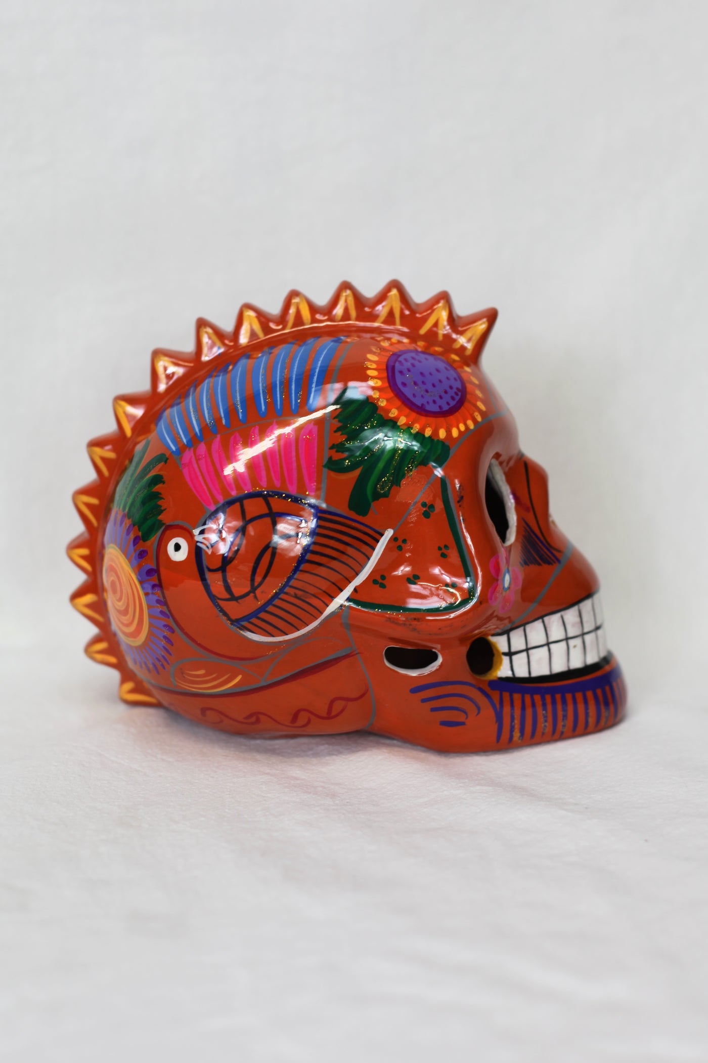 Sugar Skull w/Mohawk - Large