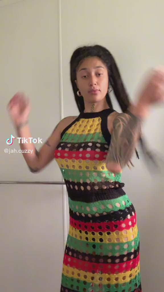 Crochet Rasta Dress
