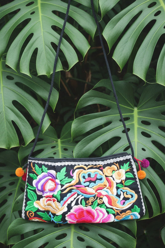 Small Embroidered Side Bag