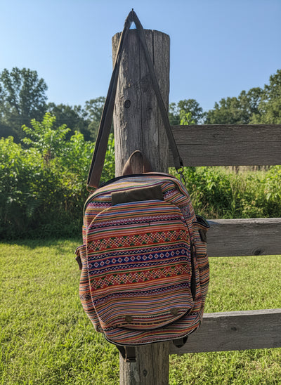 Handmade Embroidered Backpack