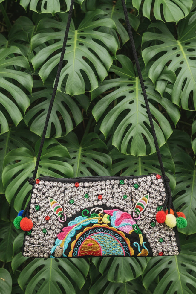 Small Embroidered Side Bag