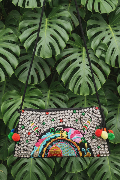 Small Embroidered Side Bag