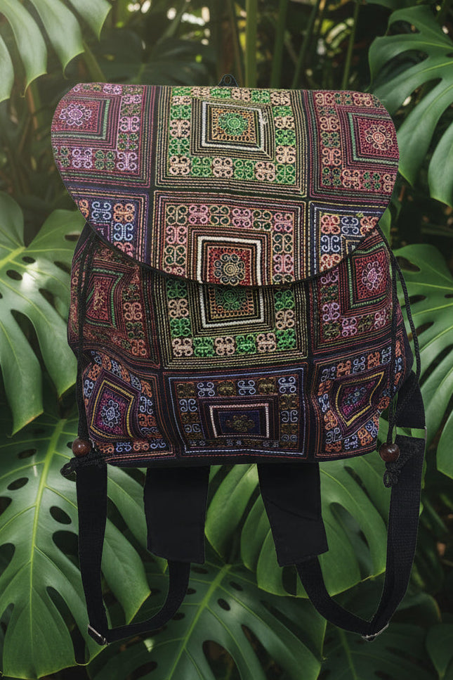 Embroidered Backpack