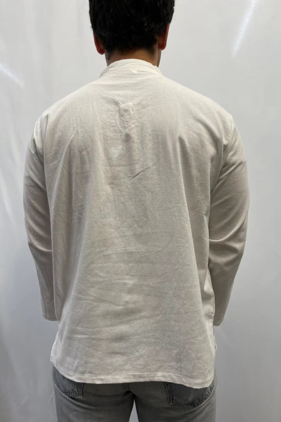 Mens 3/4 Length Sleeve Shirt Hiii