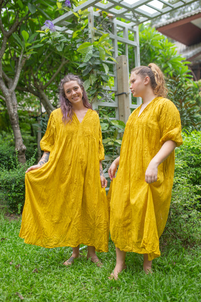 Freedom Dress - Mustard