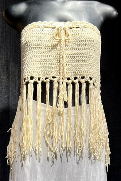 Crochet Tassel Bandeau