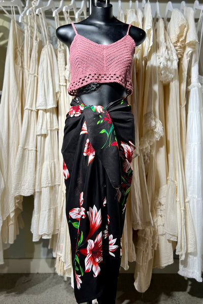 Black Lily Sarong