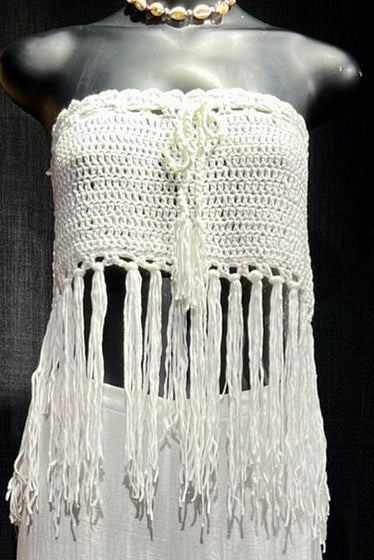 Crochet Tassel Bandeau