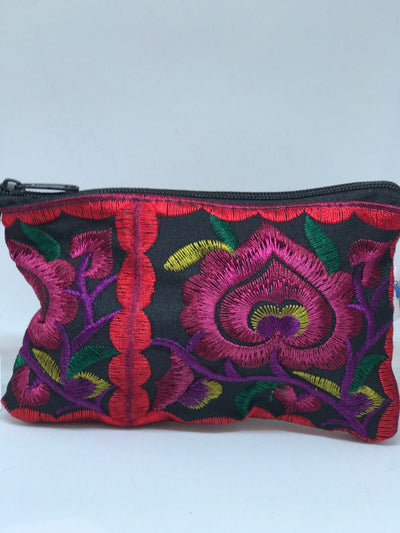 Embroidered Coin Purse Small