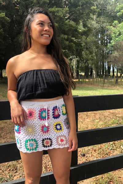 Crochet Mini Skirt