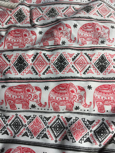 Elephant drawstring backpack