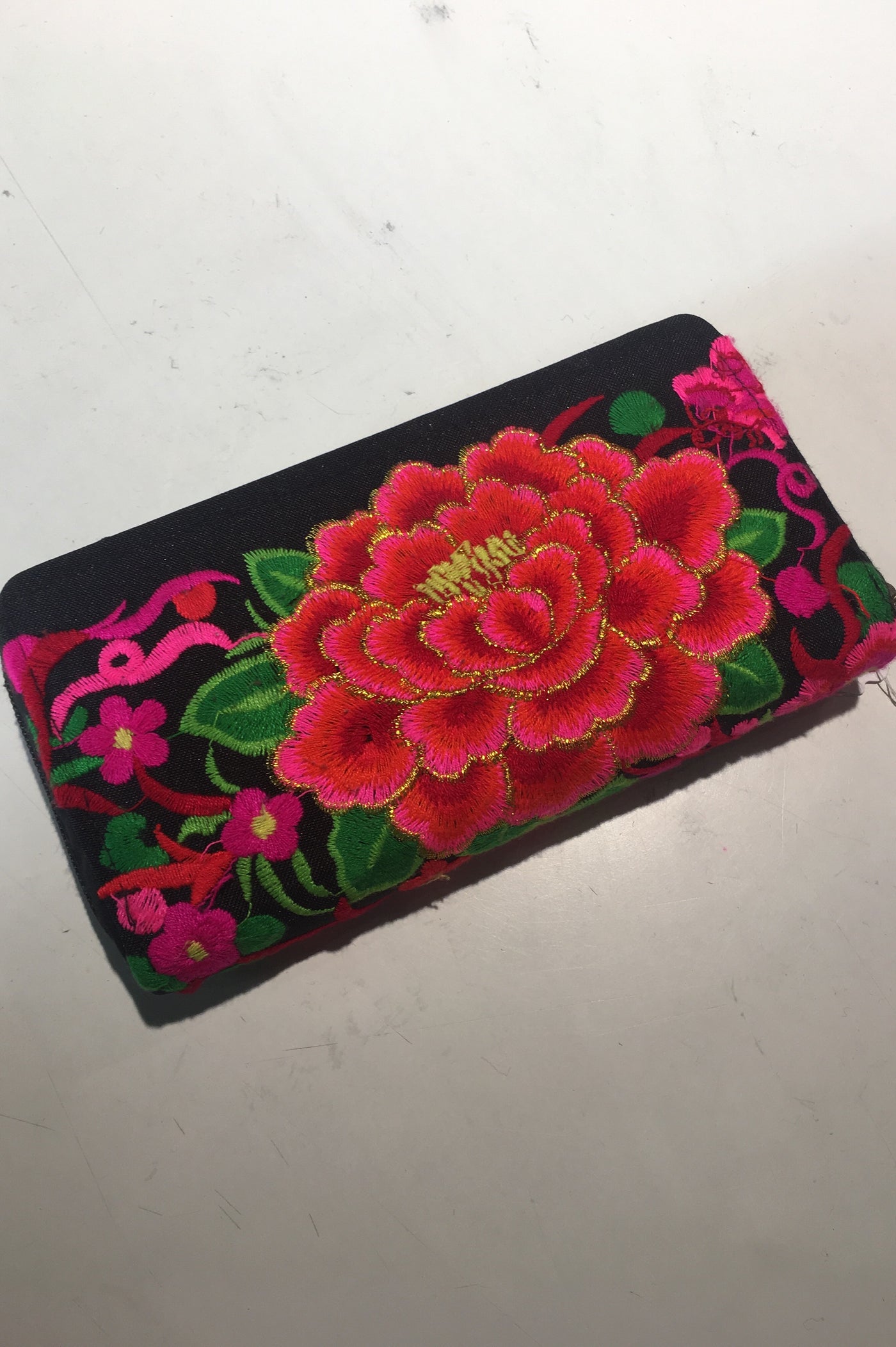 Beverly Embroidered Wallet