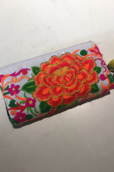 Beverly Embroidered Wallet