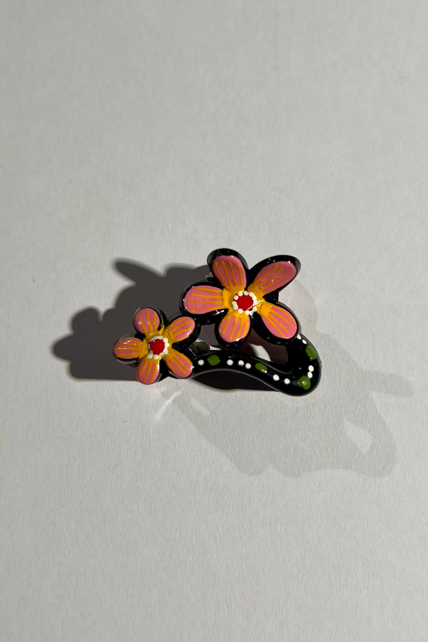 Mini Hand-painted Hair Clip